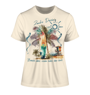 Surfer Shirt 4 - Fitted Ladies Organic Shirt